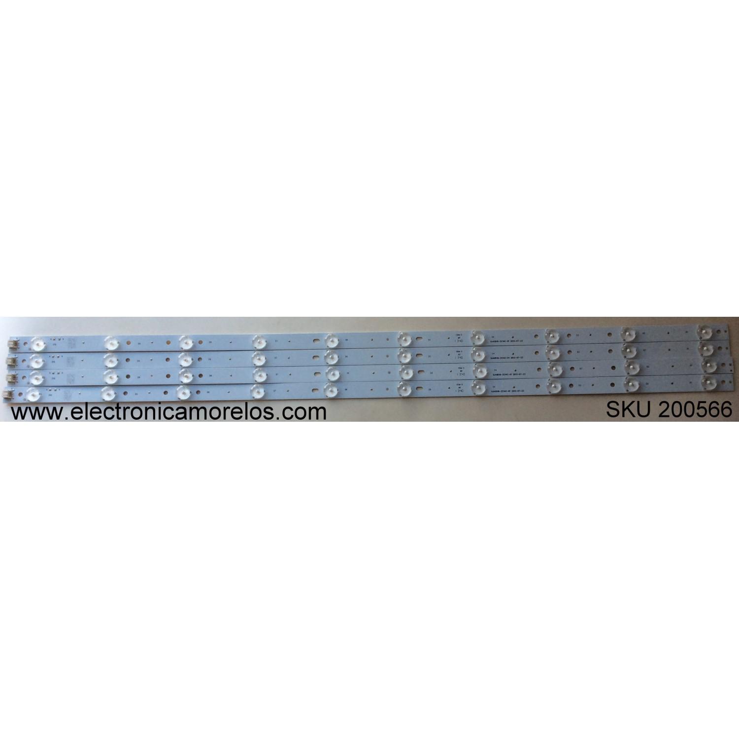 KIT DE LED PARA TV SCEPTRE / CN40HA476 / XJ40D10-ZC14C-01 / MODELO X405BV-FHDR8HM